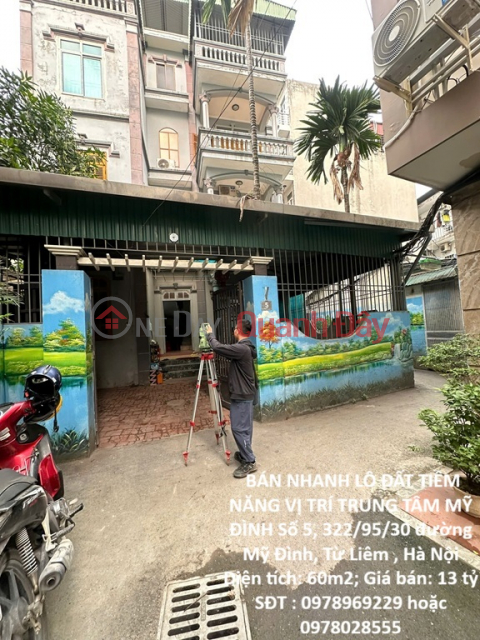 PRIME LOCATION LAND - GREAT PRICE - QUICK SALE OF A POTENTIAL PLOT OF LAND IN THE CENTER OF MY DINH, NAM TU LIEM DISTRICT, HANOI _0