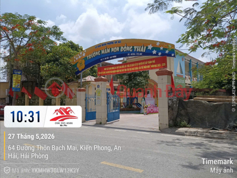 Bán đất đẹp Tê Chử, Đồng Thái, An Dương, Hải Phòng - Ô tô vào tận nơi - Giá chỉ 1,55 tỷ _0