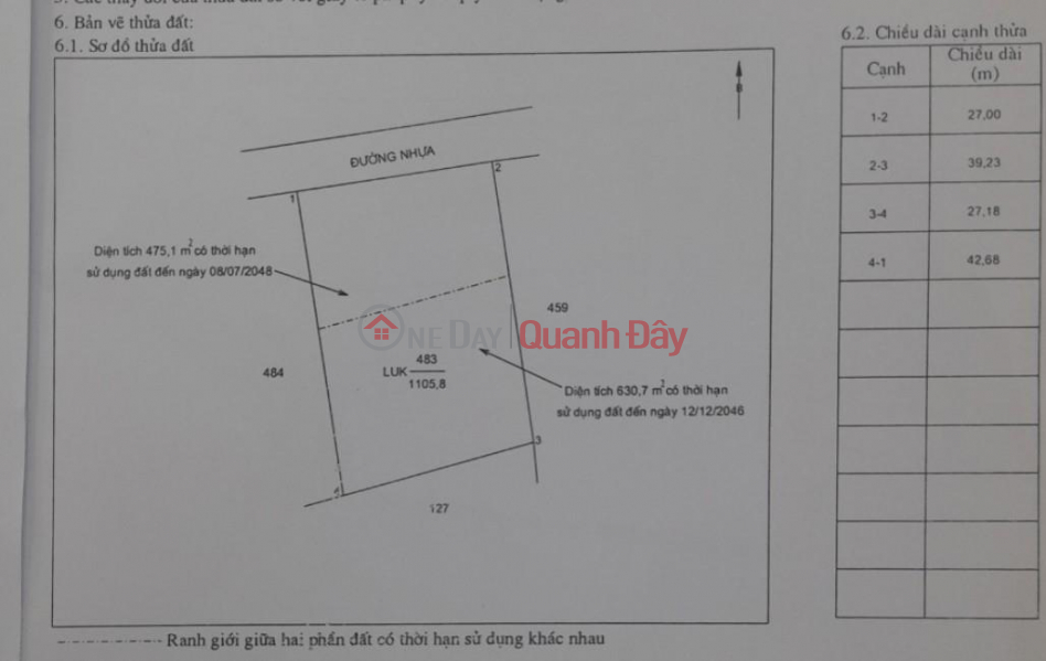 GENUINE SELL FAST Plot of Land Beautiful Location In Duyen Hai Town - Tra Vinh Sales Listings
