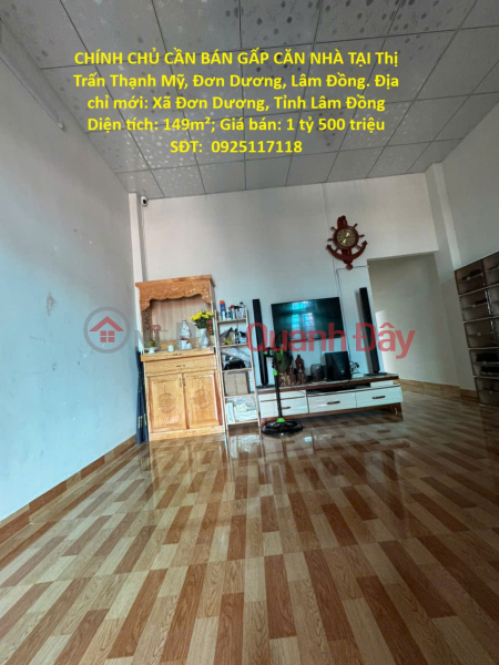 NHÀ ĐẸP – GIÁ TỐT – CHÍNH CHỦ CẦN BÁN GẤP CĂN NHÀ TẠI Thị Trấn Thạnh Mỹ, Đơn Dương, Lâm Đồng Niêm yết bán