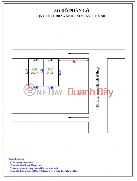 Need to sell Nguyen Khe Dong Anh land quickly for more than 1 billion 37m2 Sales Listings