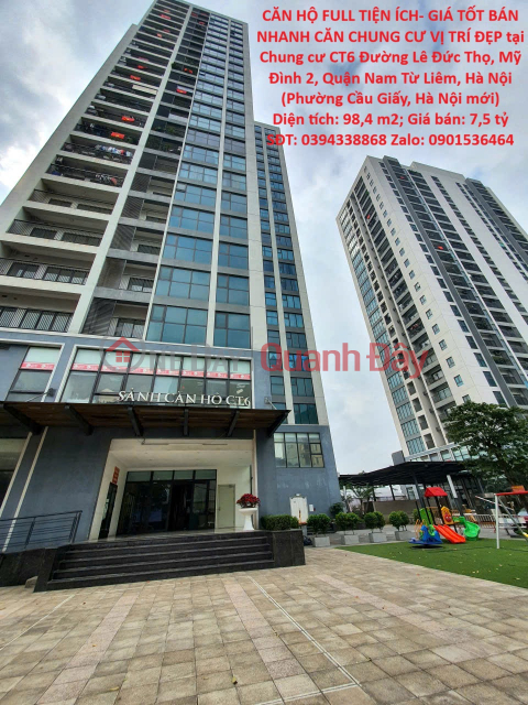 FULLY FURNISHED APARTMENT - GREAT PRICE, QUICK SALE! Apartment in a prime location in Nam Tu Liem District, Hanoi. _0