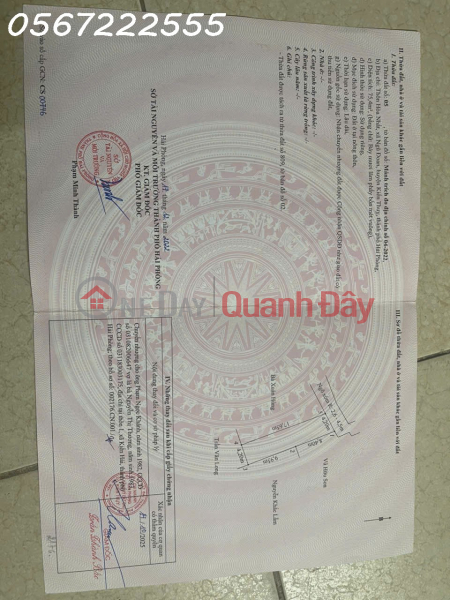 Property Search Vietnam | OneDay | Nhà ở Niêm yết bán ĐẤT NỀN HÒA NHẤT, NGŨ ĐOAN, KIẾN THỤY – CHỈ 9XX TRIỆU – CƠ HỘI AN CƯ & ĐẦU TƯ-ZALO: 0567 222 555