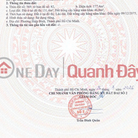 Bán Lô Đất diện tích khủng 177m2 tại 505/33 Quốc Lộ 13 cách cổng Vạn Phúc chỉ 200m _0