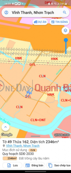 OWNER Urgently Needs to Sell LAND LOT - Extremely Cheap Price in Nhon Trach, Dong Nai Vietnam, Sales, ₫ 5.87 Billion