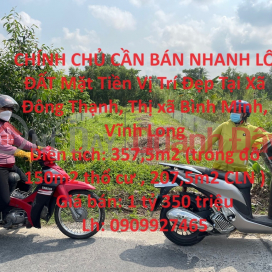 OWNER NEEDS TO SELL FAST LOT OF LAND, Beautiful Location In Binh Minh Town, Vinh Long _0