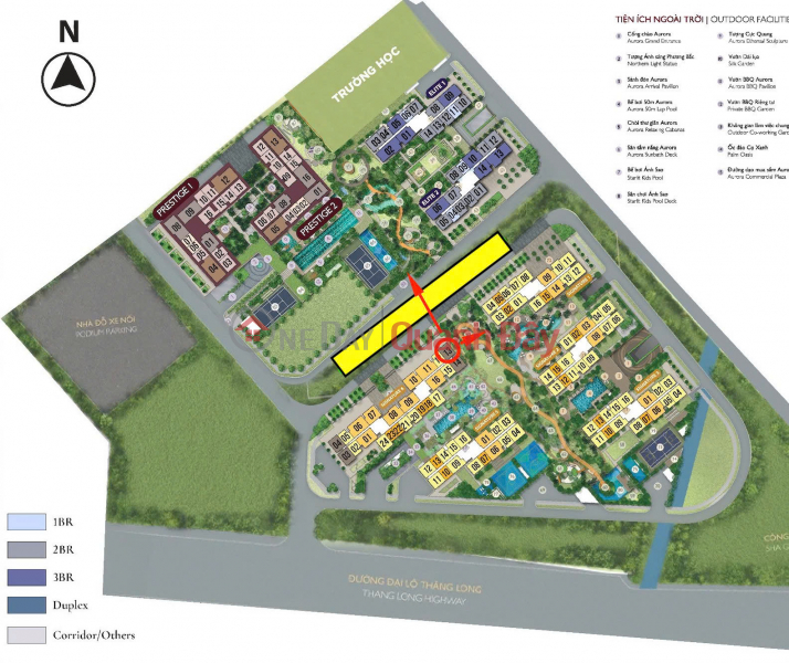 RARE OPPORTUNITY - LUMI Hanoi 2-bedroom apartment, 70m2, S6 building_ Selling at a loss for 4.8 billion VND, Vietnam Sales đ 4.8 Billion