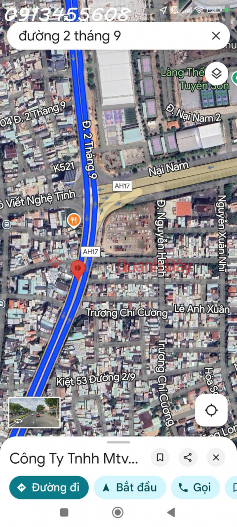 Selling a ground-floor house on 2\/9 street near Tuyen Son bridge, opposite Thaco Group shopping mall about to start construction _0