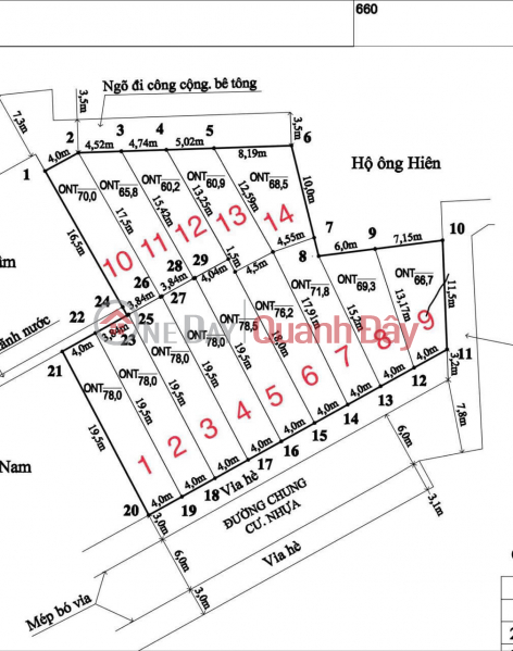 Quick sale of a plot of land at Luong Quan Apartment Complex, Nam Son, An Duong - Facing the main road connecting to Cach Ha Apartment Complex. Vietnam, Sales | đ 2.69 Billion