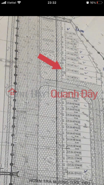 AUCTION x1 TAM DONG ME LINH Lot: lk1-8, ROAD SURFACE 100 Only 1 lot with street surface 100 but price only 4xtr\\/m2 Sales Listings