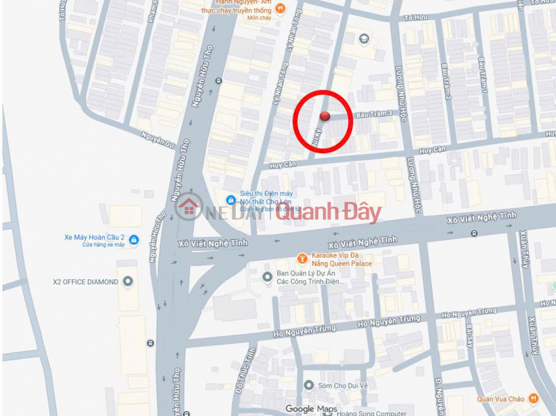 Land for sale, includes a C4 house. Corner plot with two street frontages on Bui Ky and Bau Tram 3 roads. Sales Listings
