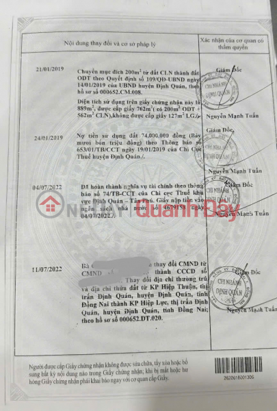 ĐẤT VỊ TRÍ ĐẸP – GIÁ TỐT - CHÍNH CHỦ Cần Bán Đất Nền Mặt Tiền Đường Nhựa Đầu Dốc 12 Định Quán. Việt Nam | Bán, đ 6,8 tỷ