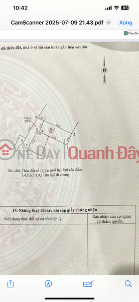 Owner sells land in Thuan An Commune, Hanoi - 50.1m², car access, price 2.42 billion | Vietnam Sales, đ 2.42 Billion