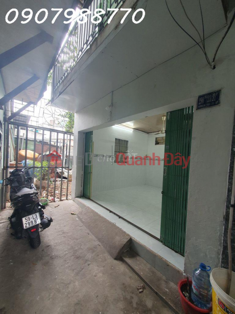 Cho thuê nhà dt lớn 75m2 (3.8m x 20m) - 1 trệt 1 lầu - Dương Bá Trạc P1 Q8 _0