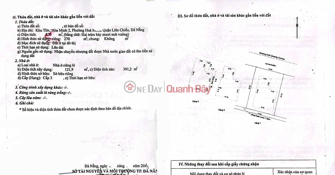 Selling a 3-story villa on Kinh Duong Vuong Street - a 15.5m wide road. Sales Listings