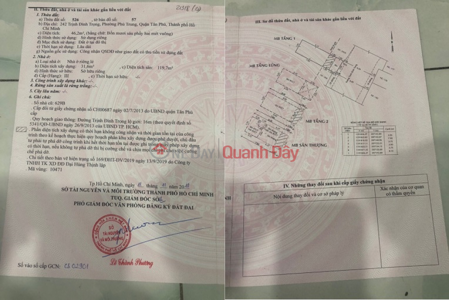 Property Search Vietnam | OneDay | Residential Sales Listings GENUINE BEAUTY HOUSE - GOOD PRICE - At 242 Trinh Dinh Trong, Phu Trung Ward, Tan Phu District, Ho Chi Minh City