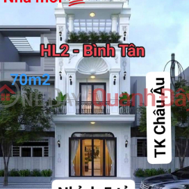 NHÀ MỚI HƯƠNG LỘ 2 - BÌNH TÂN - 3 TẦNG - 70M2 - 5 TỶ XÍU _0