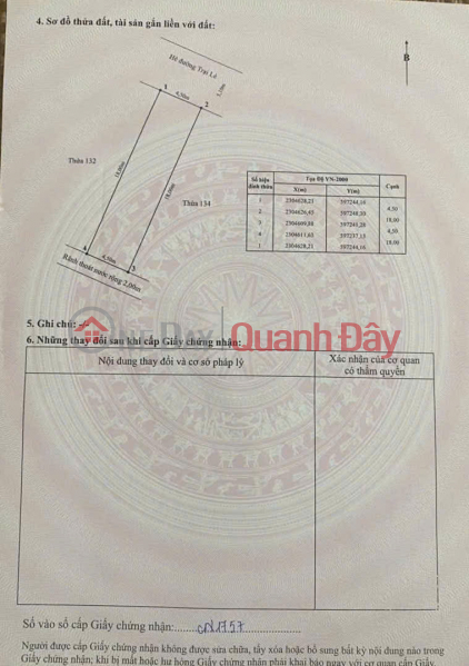 Land for sale on Trai Le street - 81m² - 4.5m frontage - 5m sidewalk - Rare opportunity | Vietnam Sales, đ 9.3 Billion