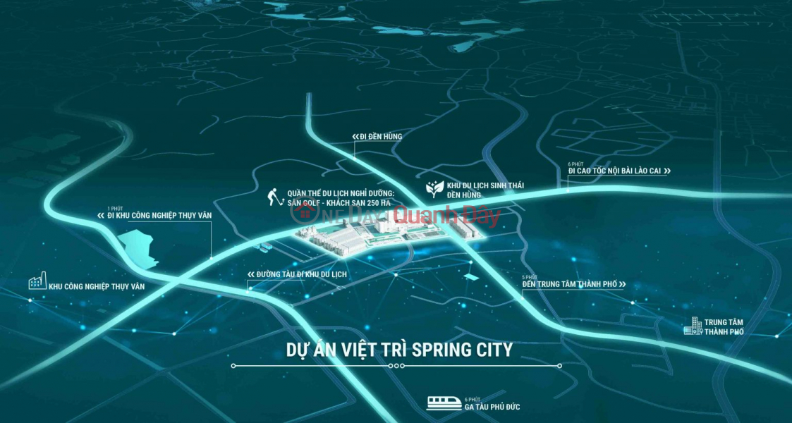 Property Search Vietnam | OneDay | Residential Sales Listings | Launching Viet Tri Spring City - Phu Tho auction land project. Price is only 1.2 billion\\/lot