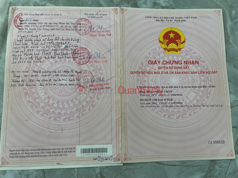 PRIME LAND - INVESTMENT PRICE - LAND FOR SALE in Dụm Commune, Chư Sê District, Gia Lai Province Sales Listings