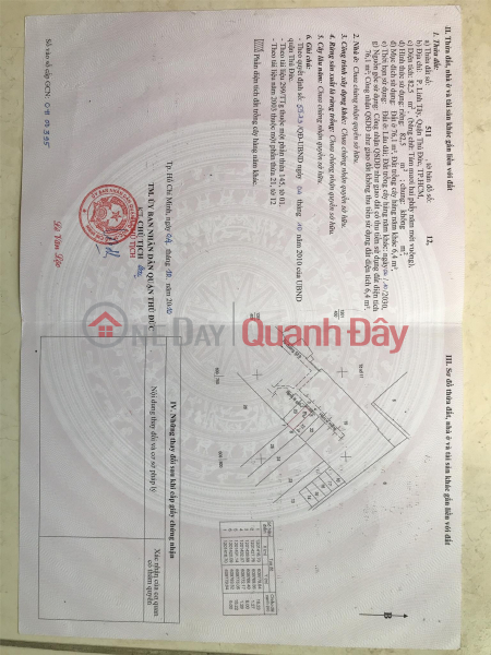 OWNER NEEDS TO SELL QUICKLY A Plot Of Land In Linh Tay Ward, Thu Duc City, HCM Sales Listings