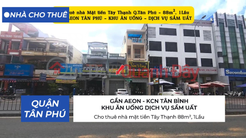 House for rent on Tay Thanh street frontage, 88m², 1 floor - BUSY DINING - SERVICE AREA _0