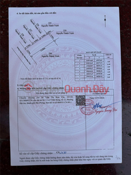 PRIME PROPERTY ON ROAD 353, SECONDARY ROAD – 62.4M2 – 5M WIDE ASPHALT ROAD – PRICE ONLY 1.X BILLION VND - ZALO: 0567 222 555 Sales Listings