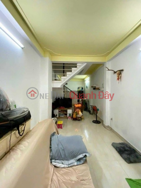 Selling house, car alley at Ba Chieu Binh Thanh market 3 floors of 33m2 reinforced concrete, just over 4 billion VND _0