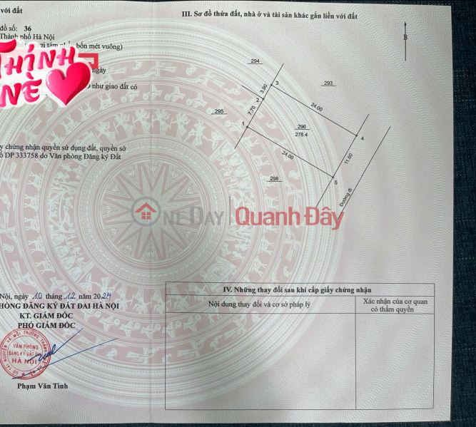 INVEST TODAY, OPPORTUNITY TO INCREASE REAL ESTATE PRICES TOMORROW IN THE LARGEST SATELLITE CENTER IN HANOI - BEAUTIFUL LAND LOT WITH EXTREME VIEW Sales Listings