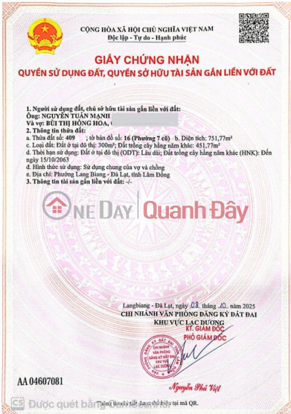 Làm ơn chọn Nhà ở Niêm yết bán, đ 8 tỷ