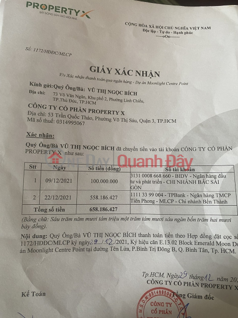 CHÍNH CHỦ BÁN CĂN HỘ 1 PN+1, 35.98M2, DỰ ÁN MOONLIGHT CENTRE POINT, QUẬN BÌNH TÂN, HCM _0