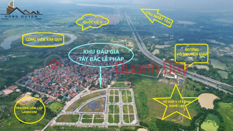 Tay Bac Le Phap auction is the number 1 investment position in Dong Anh _0