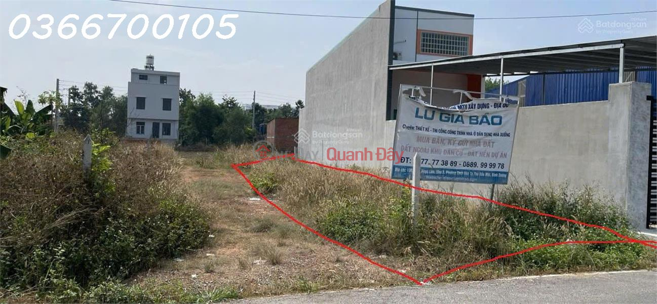 Owner needs to sell a prime plot of land at DX076 Dinh Hoa, 150m2, 70m2 of residential land, investment price. Sales Listings