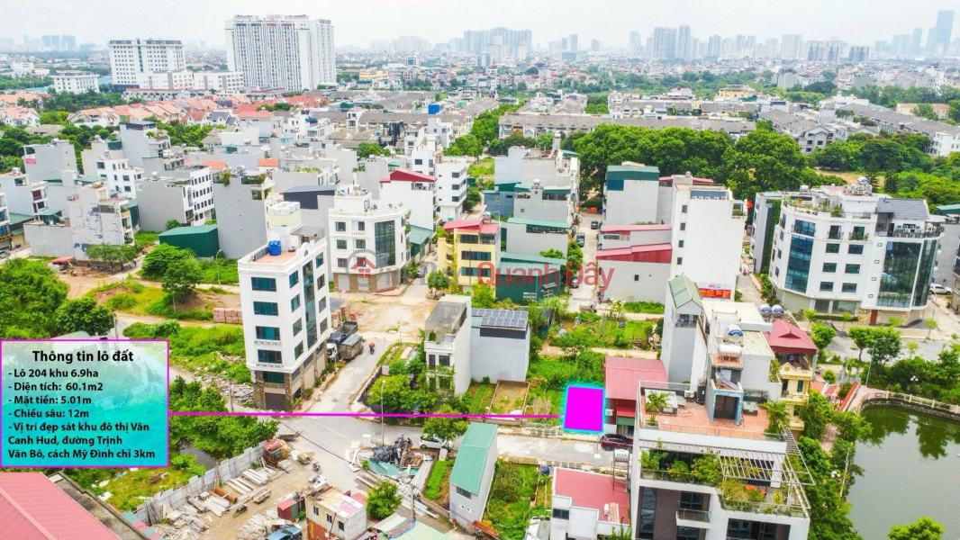 BEAUTIFUL LAND - GOOD PRICE - For Quick Sale Land Lot Prime Location In Van Canh Commune, Hoai Duc, Hanoi City | Vietnam | Sales, đ 7.8 Billion