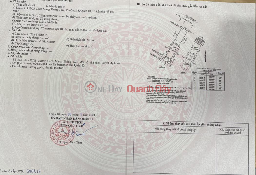 Bán nhà HXH CMT8, Q.10, xe quay đầu, gần MT, 8.x tỷ! Niêm yết bán