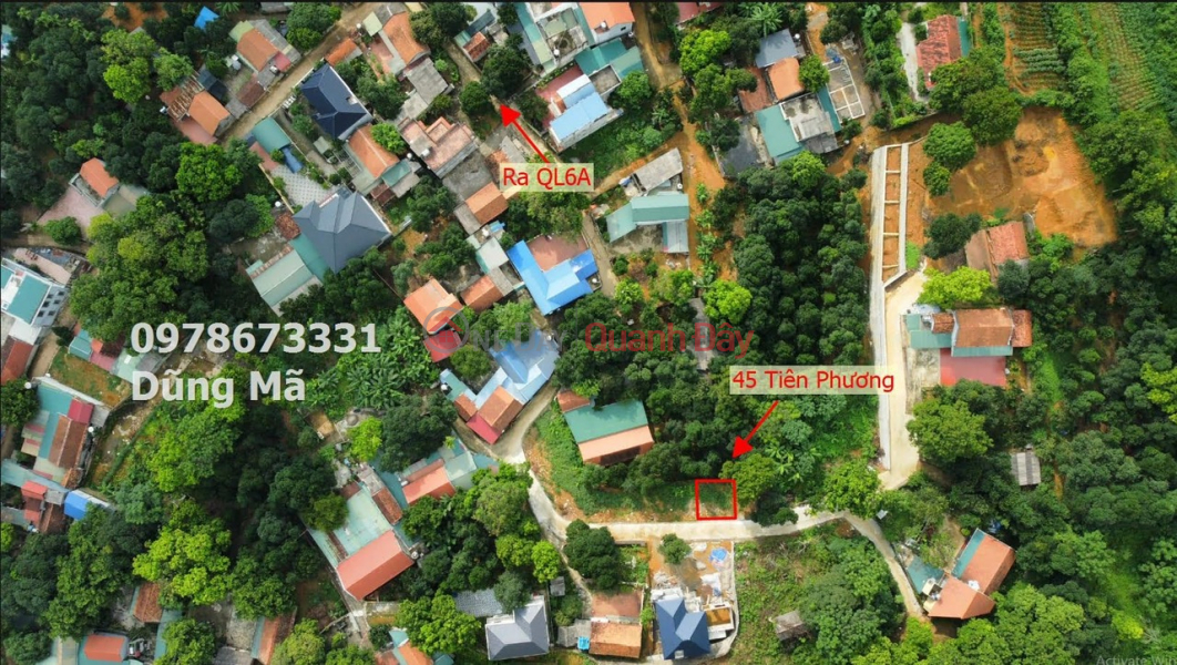 OWNER SELLS LAND LOT NEXT TO CHUC SON CENTER - CHUONG MY - PRICE ONLY 1.1 BILLION VND, NEGOTIABLE Sales Listings