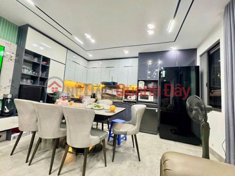 Beautiful house in Ngoc Lam, with garage, 7 floors and elevator, 9m frontage, short alley, close to car-accessible road. _0