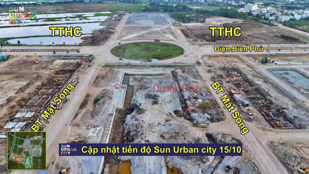 Update on the progress of Sun Urban CITY Ha Nam project on October 16. Modern urban area. Suburban resort city Sales Listings