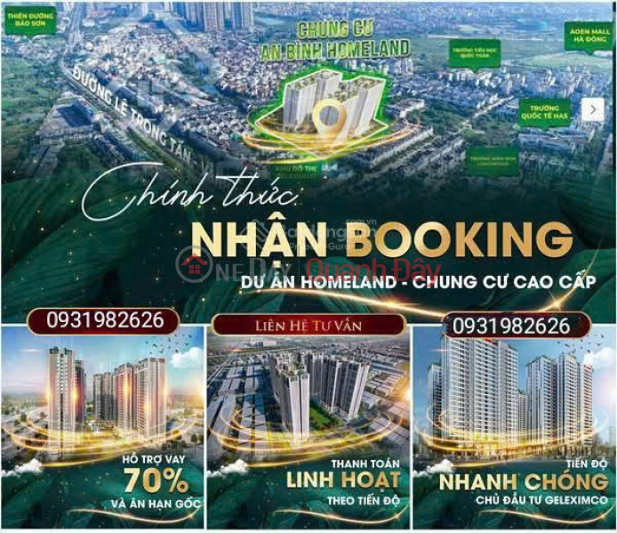 QUY TRÌNH BOOKING SỚM AN BÌNH HOMELAND KHÁCH HÀNG ĐƯỢC LỢI GÌ LH 093.198.2626 Việt Nam, Bán | đ 4,9 tỷ