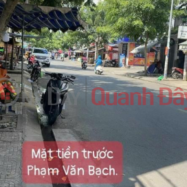 House in front of Pham Van Bach Market, Ward 12, Go Vap, width 4.6, length 33m, _0