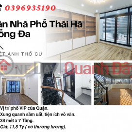 Bán nhà Phố Thái Hà, Nhà Mới Tinh, Ngõ Nông Gần Ô Tô, 38mx7T, Giá: 11.8 Tỷ, Lh: 0396935190. _0