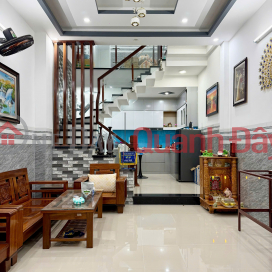 Newly built 3-story house – 5m wide alley accessible by car – Near Nguyen Phuoc Nguyen street _0