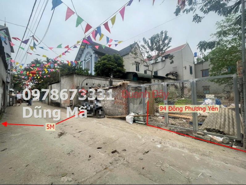 OWNER SELLS LAND LOT AT INVESTMENT PRICE IN DONG PHUONG YEN-CHUONG MY Sales Listings