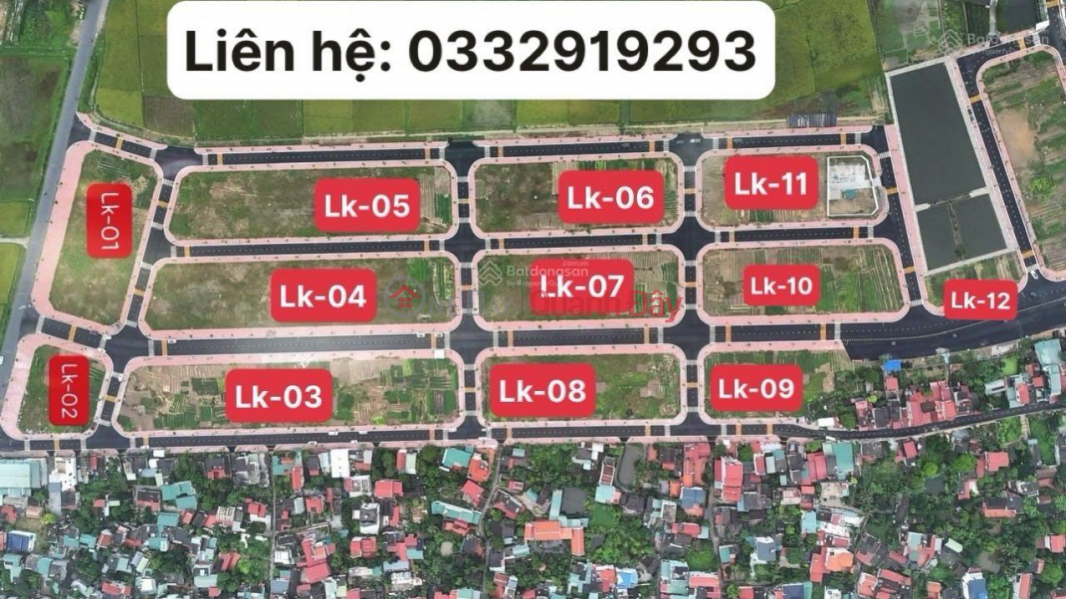 The owner sent land for sale in Dong Sau Urban Area - An Bai Town - Quynh Phu - Thai Binh Sales Listings