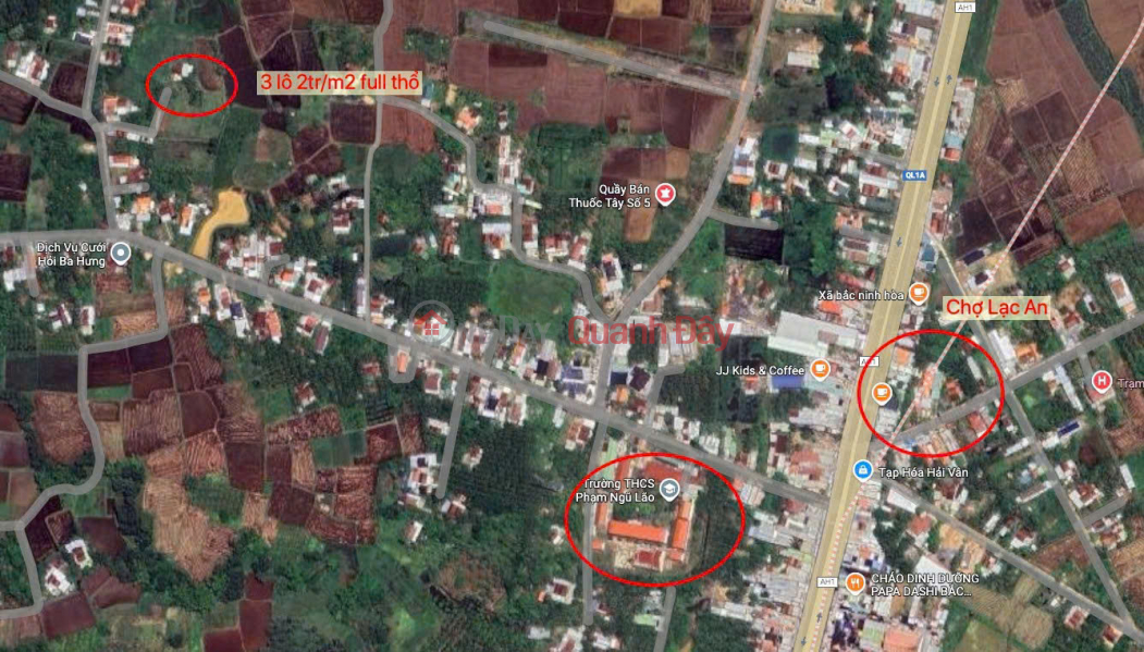 Land for sale in Ninh An - Van Phong Economic Zone, price 2 million\\/m2 full residential land. This price is unbeatable. ZaLO79-53.53.53O landowner Sales Listings