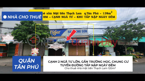 House for rent on Thach Lam street frontage, 120m², 8m wide - NEXT TO THE CROSSROAD _0