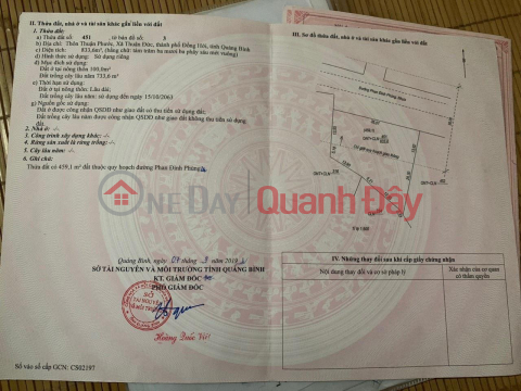 URGENT SALE OF Land By Owner - Beautiful Location In Thuan Duc - Dong Hoi City - Quang Binh _0
