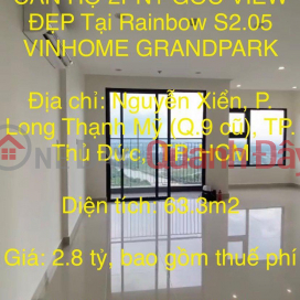 OWNERS FAST SELLING 2 BEDROOM APARTMENT WITH BEAUTIFUL VIEW AT Rainbow S2.05 VINHOME GRANDPARK _0