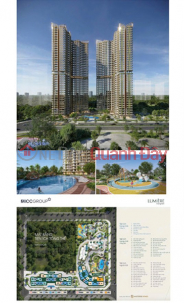 Owner selling a luxury apartment at Lumier Evergreen - Smart City Tay Mo - High floor with beautiful view, ready to move in. Sales Listings