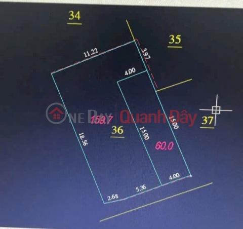 Land for sale in Kim Quan – Viet Hung – Long Bien 60m² price only 7.5 billion, central location, beautiful square land _0